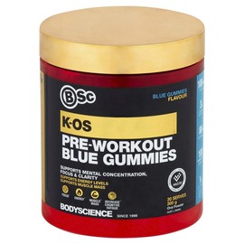 BSc K-OS Pre-Workout Blue Gummies 300g