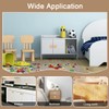 EUIEUT 12 PCS Animal Drawer Knobs Wooden Cabinet Knobs with