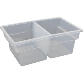 Really Good Stuff Two-Compartment All-Purpose Bin Single - 1 bin