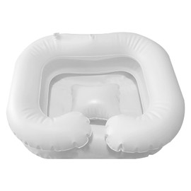 Lavabo inflable para lavar el cabello, ducha portátil para mesita de noche, lavabo inflable para lavar el cabello en la cama, para lesionados, ancianos, cabecera, discapacitados,