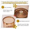 Oval Dusting Powders Container with Reusable & Washable Velour Puff