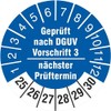 10 Test Badges 18 mm Tested According to DGUV Regulations