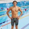 Funky Trunks Spot Me Jammer Men's Swimming Trunks Chlorine-Resistant, Quick-Drying
