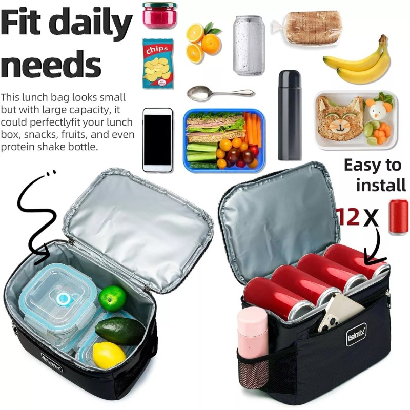 Generic BEIMILY Lunch Bag for Women/Men,Insu