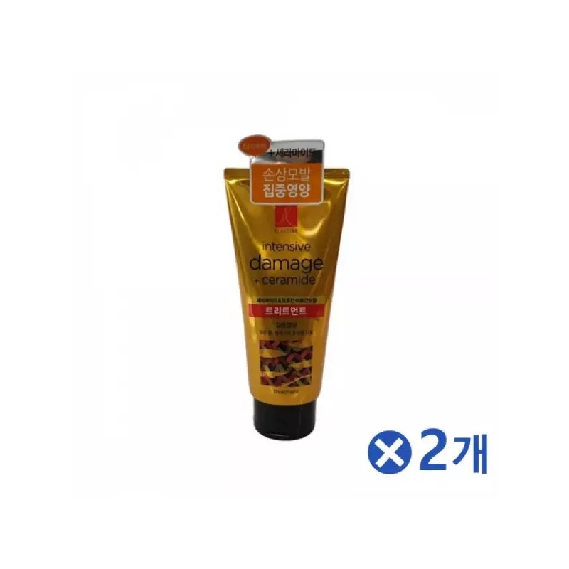 Elastine 손상모발 엘라스틴 집중영양 트리트먼트x2개 영양공급 Damaged Hair Elastin Intensive