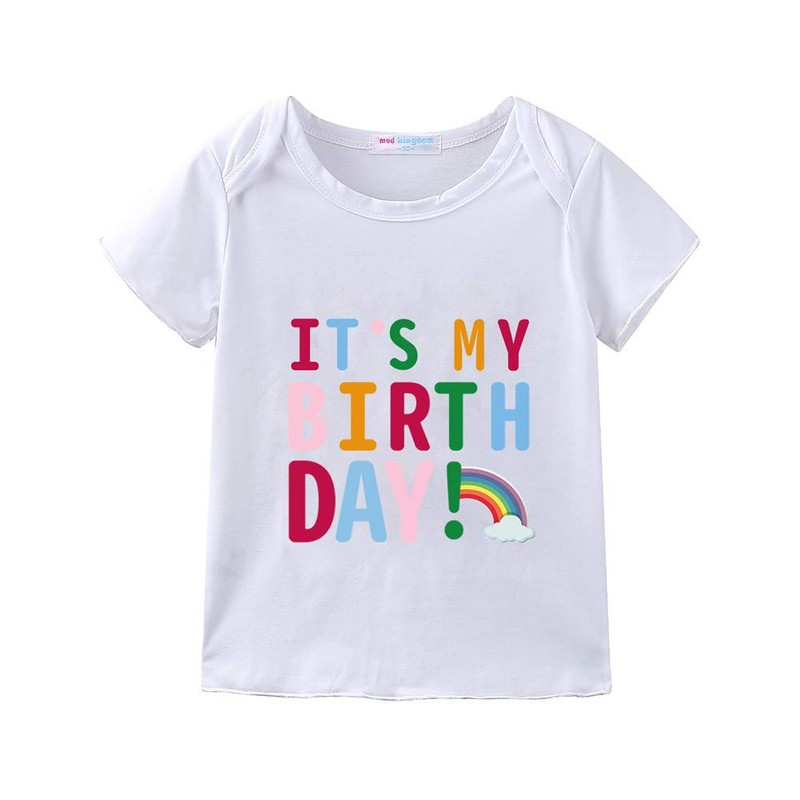 Mud Kingdom Little Girls Birthday Gifts 6 Year T-Shirt Skirt