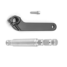 Mofun Steel Inner Shifter Lever Shaft Kit Compatible with Harley Touring Electra Road Street Glide Road King Ultra Limited 1982-2016, 2PC Replace for # 33709-82A and 33718-82B