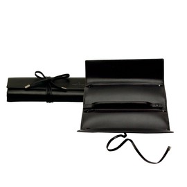 Windrose jewellery roll Nappa 2 - Black Small