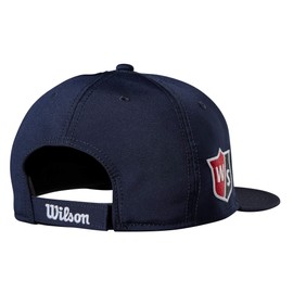Wilson Mens Flat Brim V.2 Hat, Navy