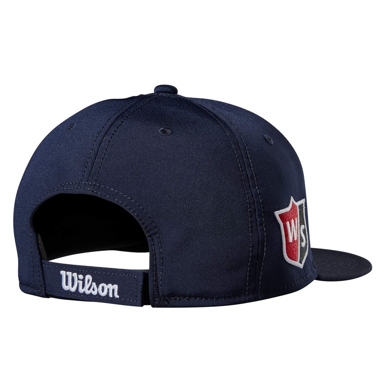 Wilson Mens Flat Brim V.2 Hat, Navy