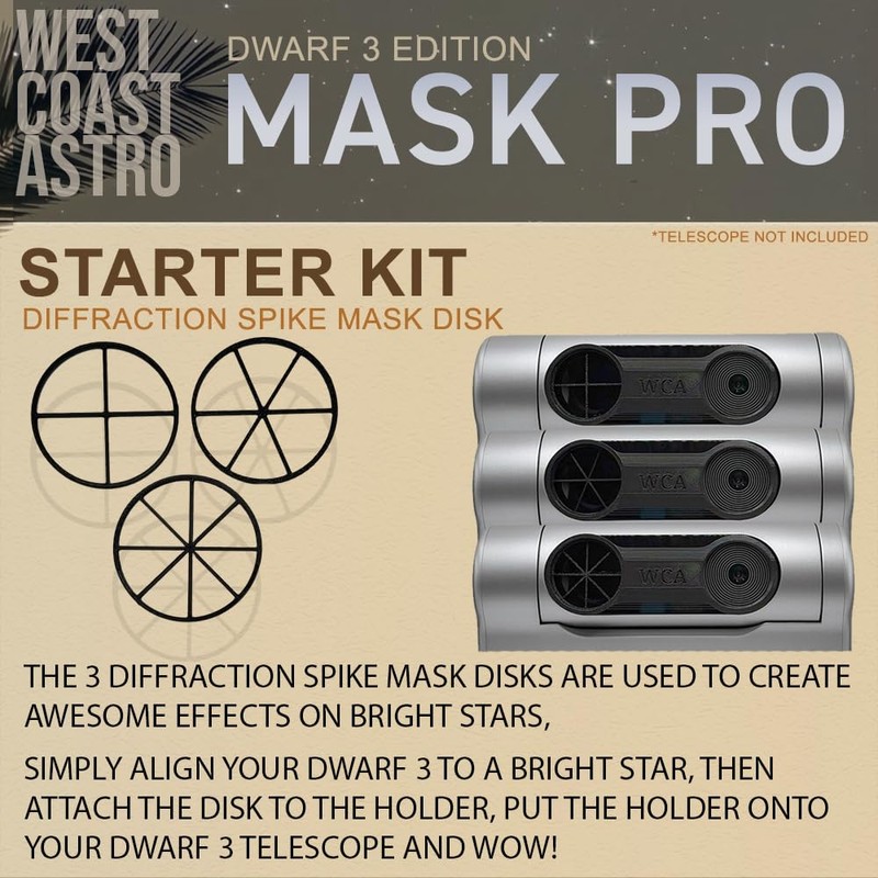 Dwarf 3 - MASK PRO System Starter Kit (Bahtinov Mask,
