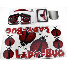 The Toy Restore Fits Little Tikes 30th Anniversary Cozy Coupe Car Ladybug Decals Ride-on