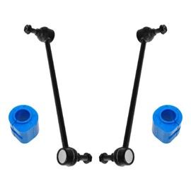 TRQ Front Suspension Kit Sway Bar Bushing Set Sway Bar Stabilizer Link Compatible with 2001-2007 Chrysler Town & Country 2001-2003 Voyager Dodge Caravan Grand Caravan