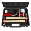 C&T 6 Piece Heavy Auto Body Repair Tool Hammer Dolly