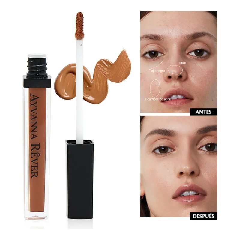 Corrector De Alta Cobertura Ayvanna Rêver Para Ojos Rostro Tono