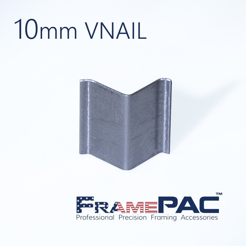 FramePac V Nails for Picture Frames Hardwood Universal (UNI) 10mm