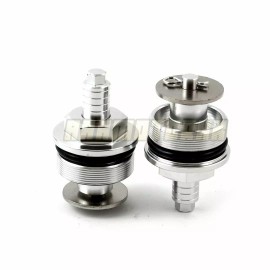 aaaamotorhk Fork Bolts Caps Adjusters For Kawasaki KL650 KLR650 1996-2007 38mm Fork Only