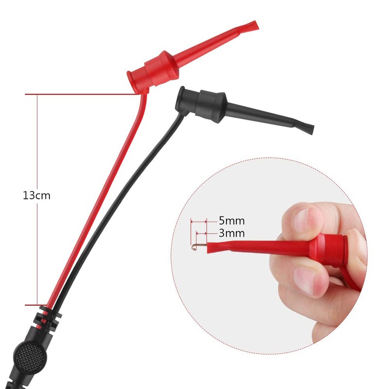 Micsoa Oscilloscope Probes - BNC to Alligator Clips, Mini Test