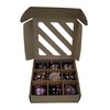 9 decorated plum christmas baubles - purple plum baubles christmas