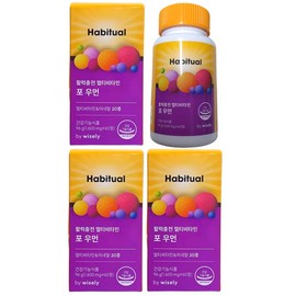 Habitual Wisely Multivitamin Women, total 6 month supply / 해비추얼 와이즐리 멀티비타민 우먼 총 6개월분