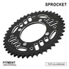 IUVWISN Motorcycle 428 43T Rear Chain Sprocket 76mm CNC for