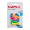 Staples Arrowhead Pencil Cap Erasers, Assorted Colors, 12 Pack –