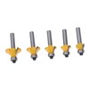 5 Pcs Round Over Router Bit 8mm Shank Carbide Corner