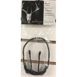 Paradox Products NEW PARADOX PRODUCTS ARCHERY BOWSLING, BOW SLING, LEATHER MOUNT STANDARD BRAID - Cool Spring Camo (C27)