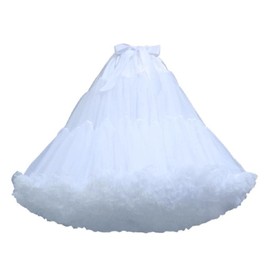 pkpohs Pannier Volume, Plenty of Fluffy, Maid Clothes, Lolita, Costume, Cosplay, Length 21.7 inches (55 cm)