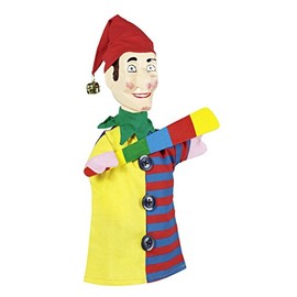 Handpuppe "Kasper" - echter Holzkopf