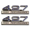 2pcs 427 Liter 7.0 Engine High Performance Badge 3D Decals
