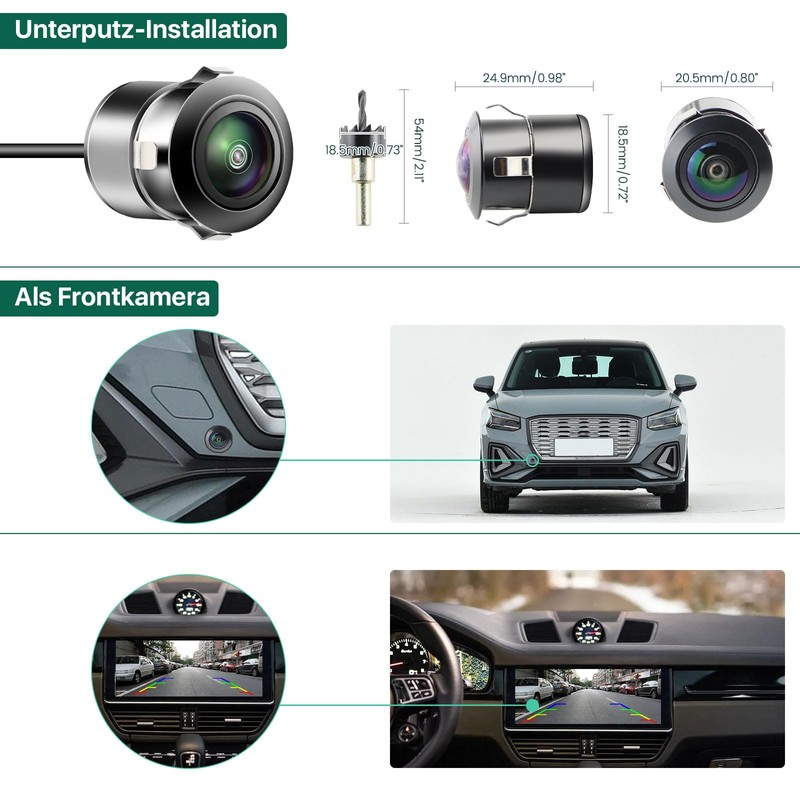 AHD 1080P Reversing Camera Only Works with Monitors and Radio