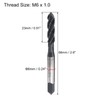 sourcing map M6 x 1.0 Spiral Flute Thread Tap, Metric