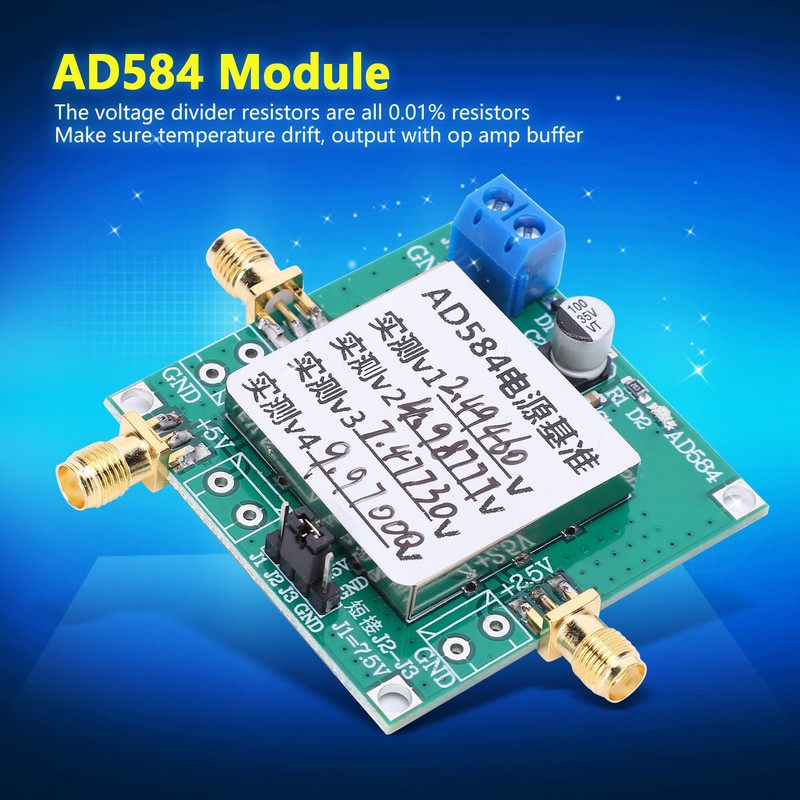 Voltage Reference Module 2.5V/5V/7.5V/10V High Accuracy Electronic Component AD584