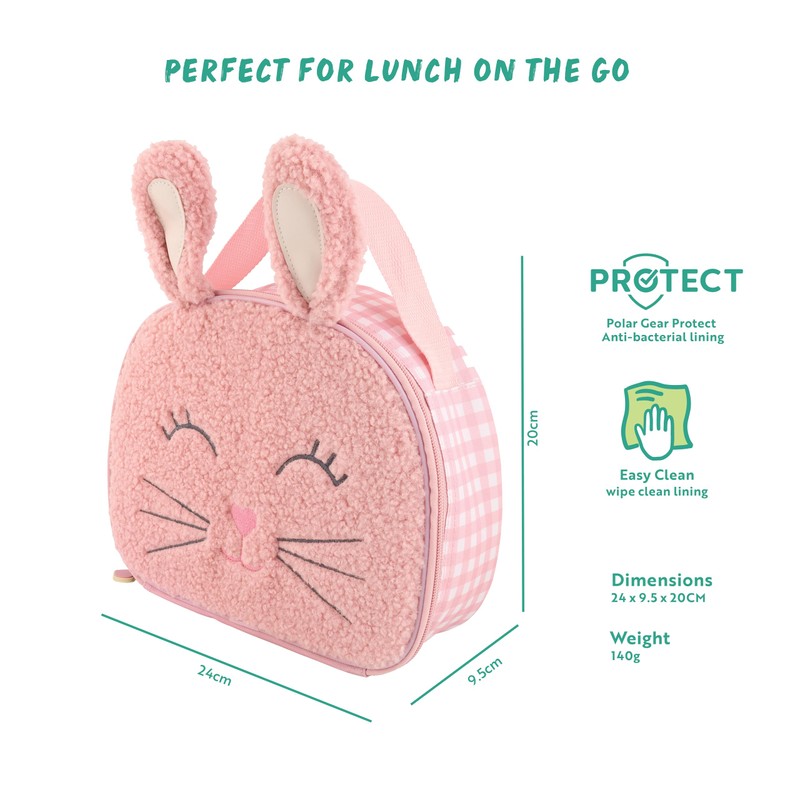 Polar Gear Sensory Lunch Bag with Wipe Clean Lining, Plush,