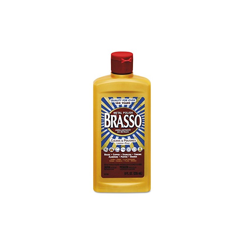 BRASSO 89334 Metal Surface Polish, 8 oz Bottle (Pack of