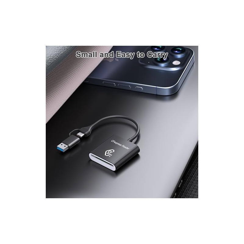 Lector de tarjetas CF Express tipo B con USB 3.2