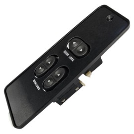 SWITCHDOCTOR Window Master Switch, Bezel, & Lock Switch Set for 1987-1993 Ford Mustang Coupe (Full Assembly, Trim, Cover, Panel)