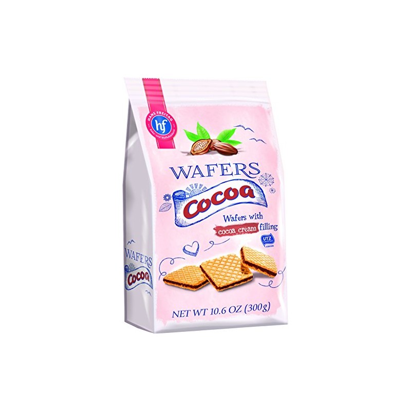 Hans Freitag Cocoa Wafers, 10.6 Oz (Pack Of 12)