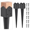 Insaga 4x4 Fence Post Anchor Ground Spike 23'' x 3.7''
