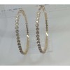 Rhinestone Hoops - Color: Gold/multi