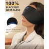 ZHENYEMEI Bluetooth Sleep Headphones White Noise Sleep Mask | 3D