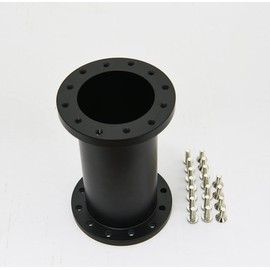 5.0" Steering Wheel Hub Adapter Extension Spacer 6 bolt Black