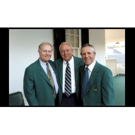 Jack Nicklaus Arnold Palmer PHOTO Gary Player Masters Augusta Golf Green Jacket