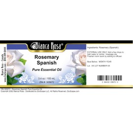 Rosemary Spanish Pure Essential Oil (3.40 oz, ZIN: 305672) - 2 Pack