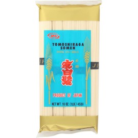 JFC International Tomoshiraga Somen Noodles, 16-Ounce Bags (Pack of 8)