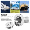 Boat Deck Filler with Key Cap Marine Stainless Steel Hardware
