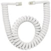Handset Cord, 6-Foot Length, White, Full Modular