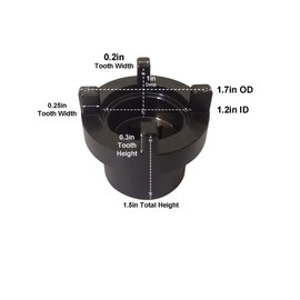 Swingarm Pivot Nut Tool Replaces PP2850, 09940-14940 Compatible with Suzuki GSXR1000, SV650, GSXR750 and More