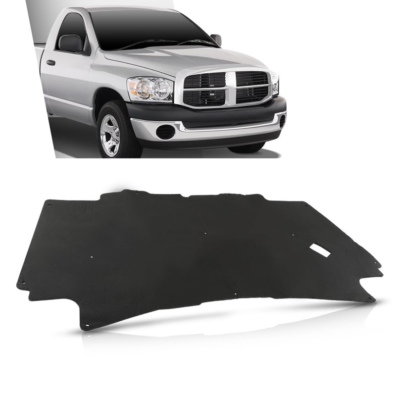G-PLUS Hood Insulation Pad with Clips Compatible with 2002-2008 Dodge